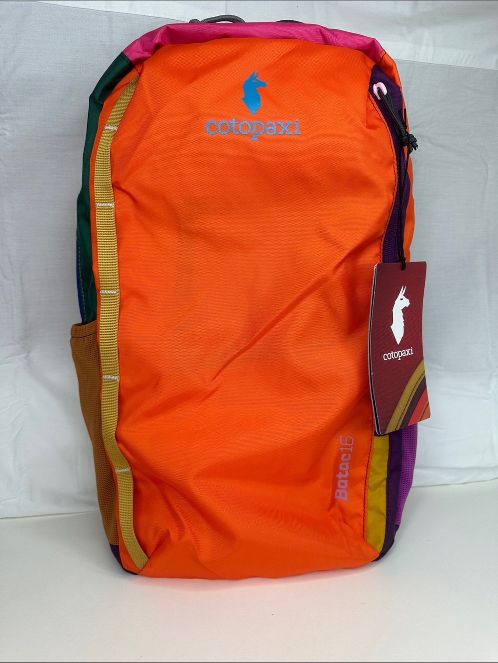 Cotopaxi Batac Del Día 16L Backpack One-of-a-Kind Multicolor Lightweight Daypack